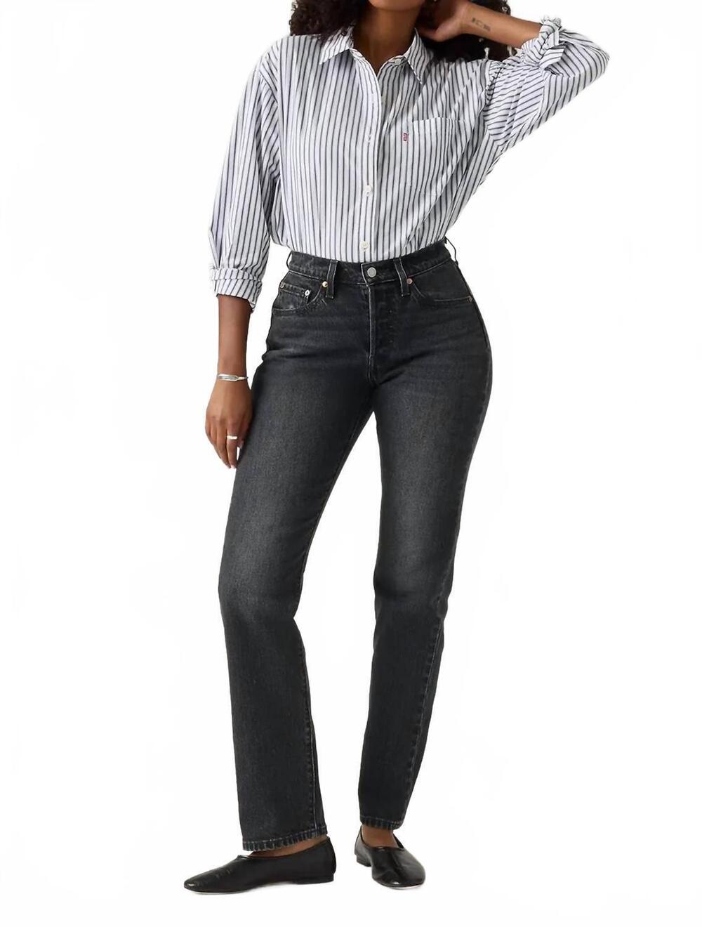 NEW LEVI'S 501 curve high rise jeans in memories of you